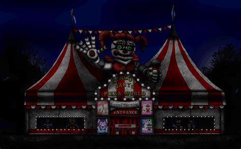 Circus Babys Pizza World Outside View By Playstation Jedi On Deviantart