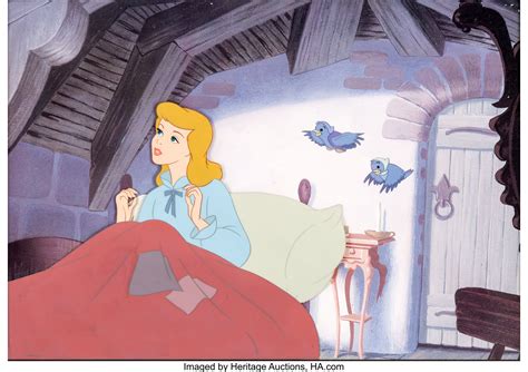 Cinderella Production Cel Walt Disney 1950 Disney Animated Movies