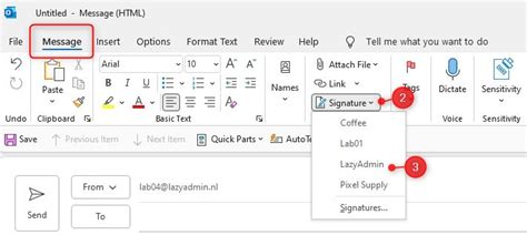 How To Change Email Signature In Outlook Lazyadmin