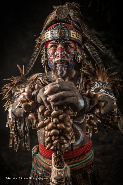 Mexica Aztec Warrior Portrait Cultural Photography Workshops By Jp