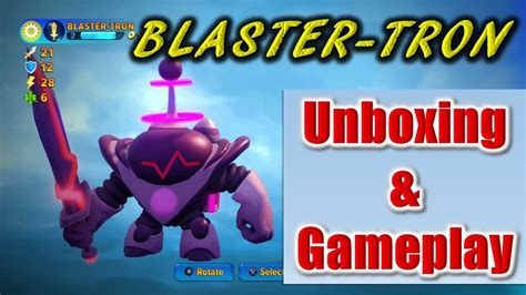 Skylanders Imaginators Blaster Tron Unboxing And Gameplay Youtube