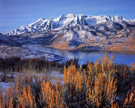 Timpanogos Sage Wasatch Range Utah Mountain Photography By Jack Brauer