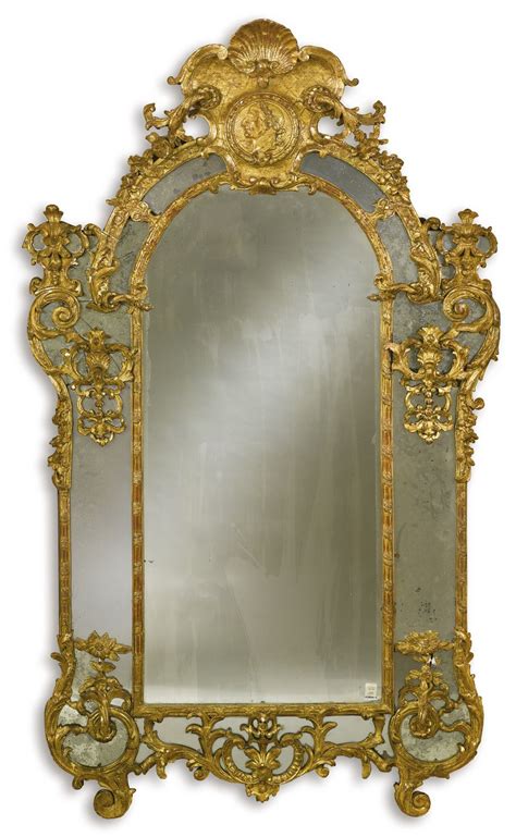 An Early Louis Xv Carved Giltwood Mirror Circa 1725 Live Like Royalty