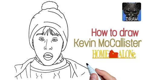 How To Draw Home Alone Kevin McCallister Macaulay Culkin Drawing YouTube