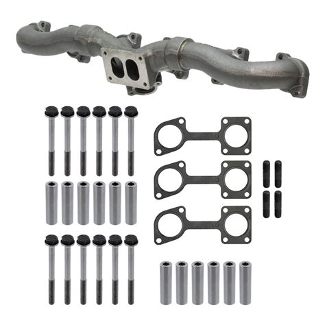 Flagship Stores Pdi Non Egr Chrome Exhaust Manifold Compatible With