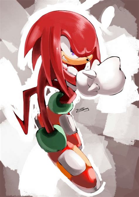 knuckles the echidna by zer0jenny sonic the hedgehog hedgehog art the sonic sonic boom