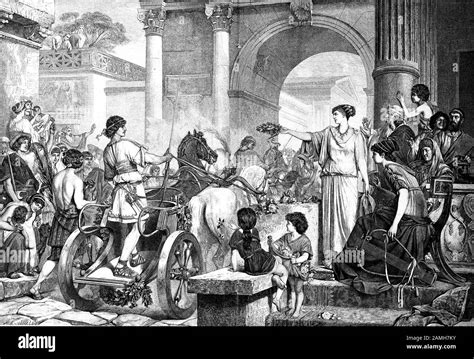 La Vida Cotidiana De Roma Antigua Imágenes De Stock En Blanco Y Negro Alamy