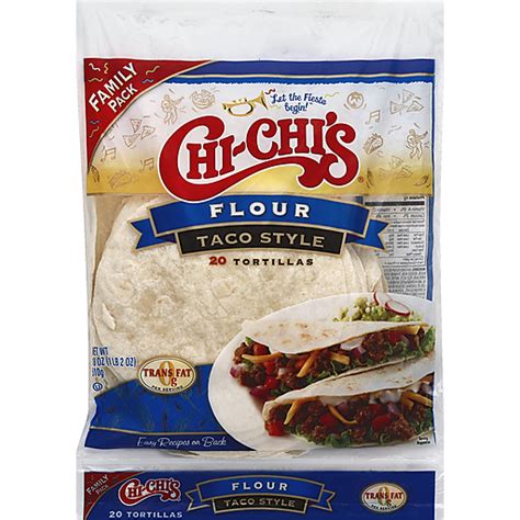 chi chi s® flour taco style tortillas 18 oz bag tortillas and pitas super foods grocery
