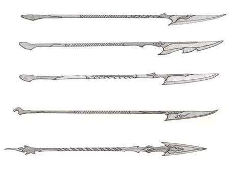 Spear Inspiration Cosplay Weapons Anime Weapons Fantasy Weapons