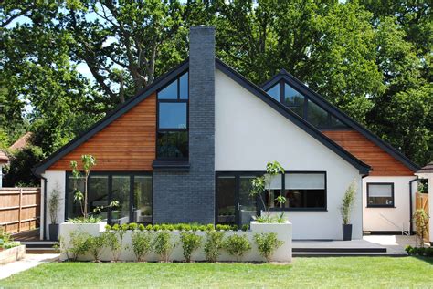 Contemporary Chalet Bungalow Conversion By La Hally Architect House