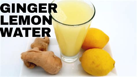 How To Make Ginger Lemon Detox Water Lose Belly Fat Lose Weight Fast Youtube