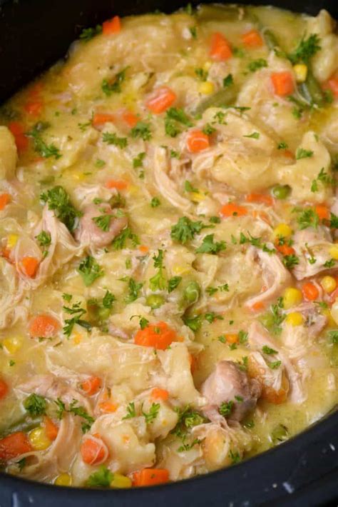 Chicken crockpot recipes are quick and easy meals to make. Crock Pot Chicken and Dumplings | Recipe in 2020 ...