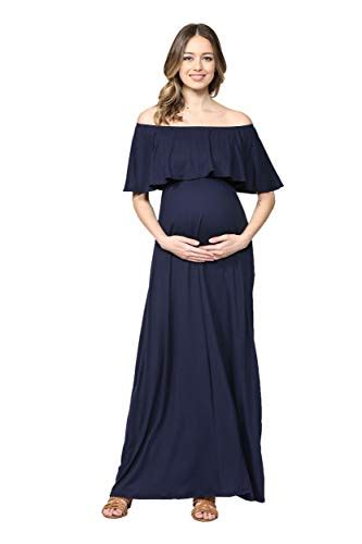 How To Buy The Best Navy Blue Maternity Dress For Photography