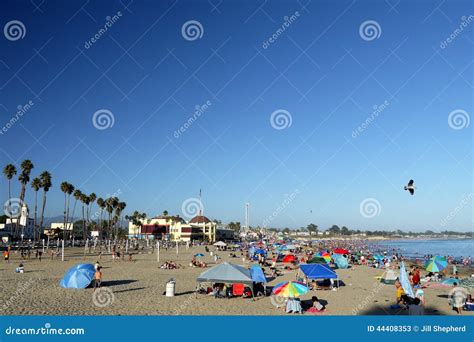 Kalifornien Santa Cruz Strandurlaub Redaktionelles Stockfoto Bild