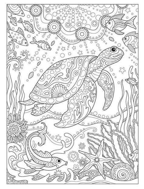 Get This Adult Coloring Pages Animals Turtle 2