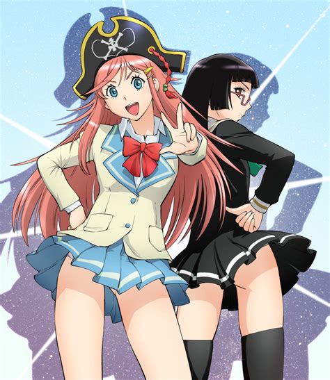 Katou Marika And Chiaki Kurihara Miniskirt Pirates Drawn By Ueyama