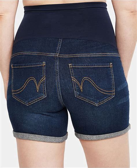 Motherhood Maternity Cuffed Denim Shorts And Reviews Maternity Women