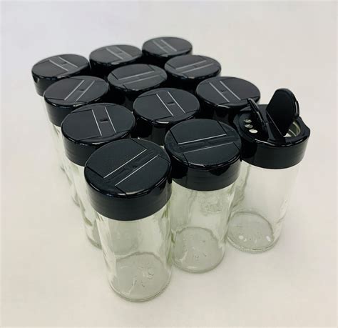 4 Oz Square Glass Spice Jars Small Glass Jars With Lids