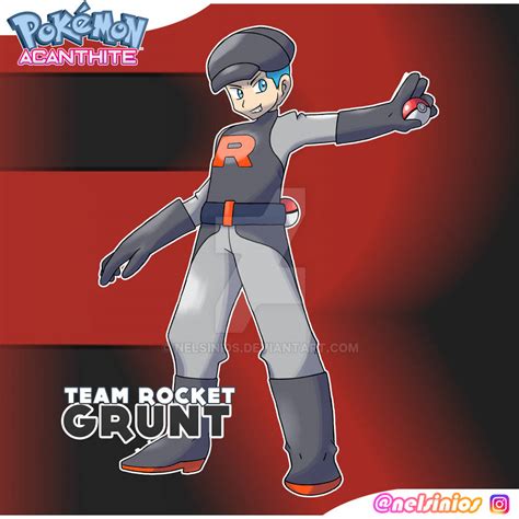 Team Rocket Grunt Male Pokemon Acanthite By Nelsini0s On Deviantart