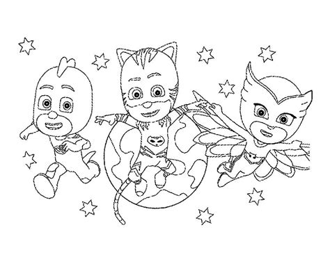 Pj Masks Coloring Pages Print For Free Wonder Day