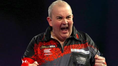 Phil Taylor First 9 Dart Finish Youtube