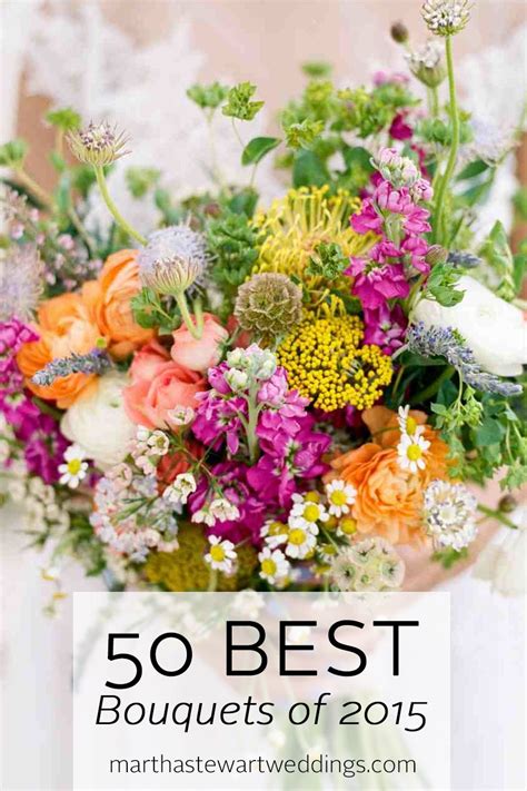 The 50 Best Wedding Bouquets Wedding Flowers Spring