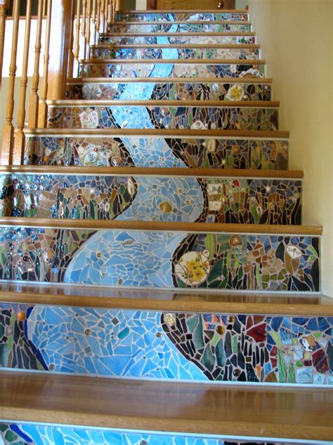 Mosaic Road Bumping Up Photos Of Mosaic Stairs