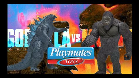 Godzilla Vs Kong Y Las Figuras Oficiales De Playmates Toys Youtube Baf
