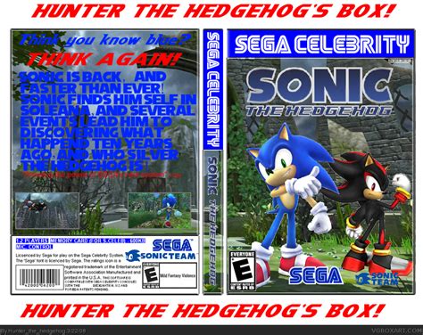 Sonic The Hedgehog Playstation 2 Box Art Cover By Hunterthehedgehog