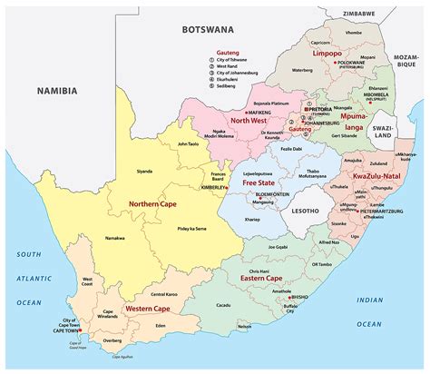 S Dafrika Karten Fakten Weltatlas