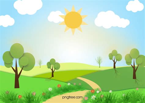 Check spelling or type a new query. Vector Cartoon Painted Pastoral Landscape Background ...