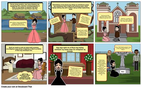 Alamat Ng Rosas Storyboard By 5b12c01f