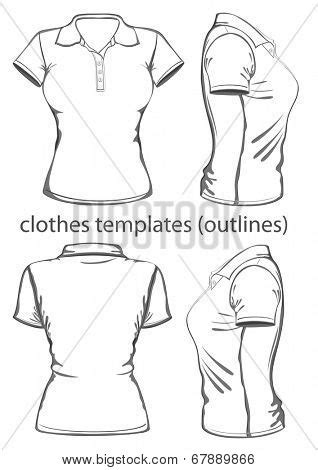 My older brothers just bought some pencils form china (from 2h to 8b), and i have been testing them out lately. Women's polo-shirt design template (front, back and side ...