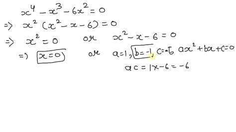 Solvedfind All Real Solutions Of Each Equation X4 X26