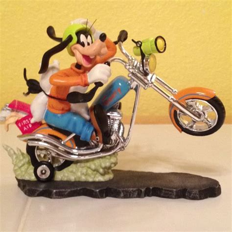 Pitbull dog flat cartoon breed. Goofy on a motorcycle | Favorite cartoon character, Disney ...