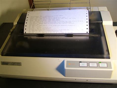 How to avoid the paper skip in dot matrix printer , for every print , my printer. The Life of Kenneth: TwitterMatrixTicker Dot Matrix Tweet ...