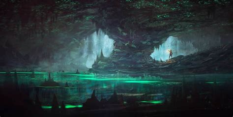 Cradle Bio Cave By Josheiten On Deviantart Fantasy Landscape