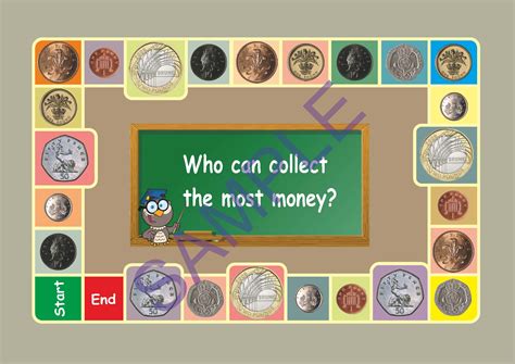 Math games is here to make sure that happens! UK money: A board game with all the coins from 1 penny to £2. - MFL: The Spanish Shop at TPT