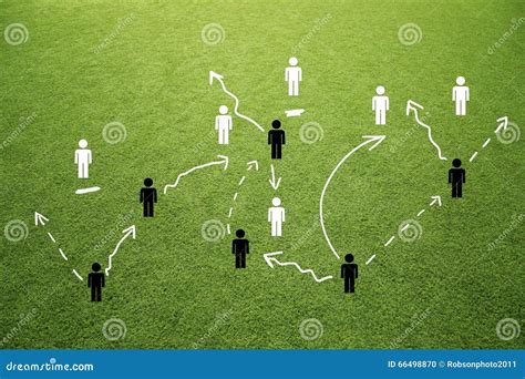 Soccer Strategy Team Player Concept Background Stock Photo Image Of