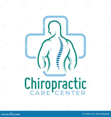 Chiropractic Logo Vector Spine Health Care Medical Symbol Or Icon