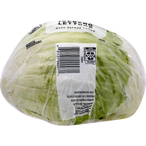 Marketside Organic Iceberg Lettuce 1 Ea Compra Selectos