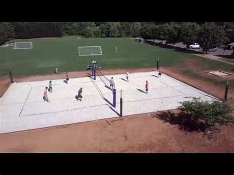 Most volleyball players new and experienced don't like to play beach volleyball in a backyard beach courts. Backyard Sand Volleyball Court