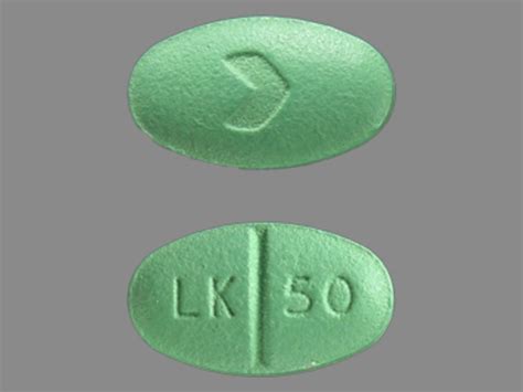 The addition of hydrochlorothiazide 12.5 mg to losartan 50 mg daily results in an additional 50% reduction in dbp and sbp. LK 50 > Pill Images (Green / Elliptical / Oval)