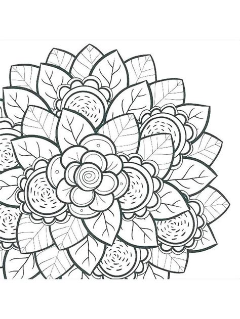 Flower Coloring Pages Preschool