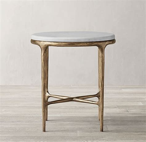 Shop for nightstand with marble top online at target. Thaddeus Marble Round Bedside Table | Bedside table design ...