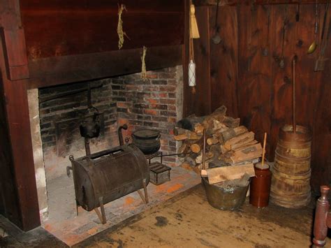 The intricate botanical pattern will inspire you to use your fireplace on a regular basis. IMG_2083R1 | Colonial Kitchen Fireplace | Dan McGrath | Flickr