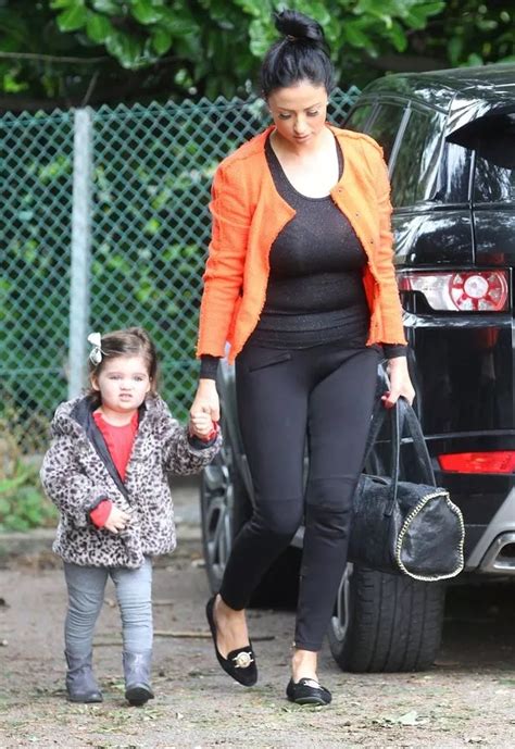 Chantelle Houghton Covers Up As She Steps Out For Play Date With