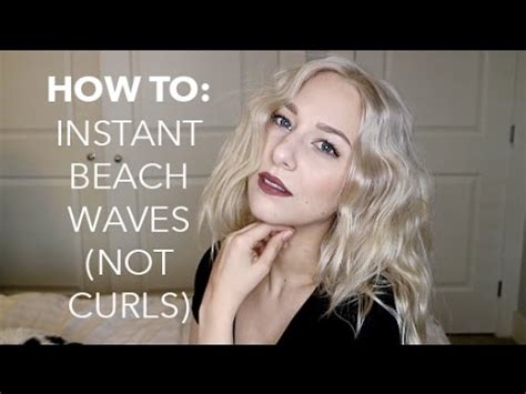 HOW TO WAVY MERMAID HAIR NOT CURLS YouTube