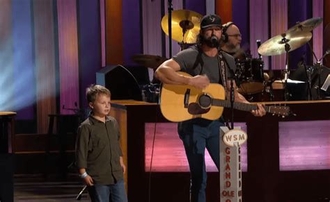 Riley Green Brings Nephew On Stage To Sing With Him At The Grand Ole