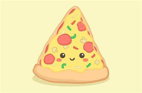 🍕 Te Gustan Las Pizzas Kawaii No Te Pierdas Estas 🍕 Dibujo De Pizza